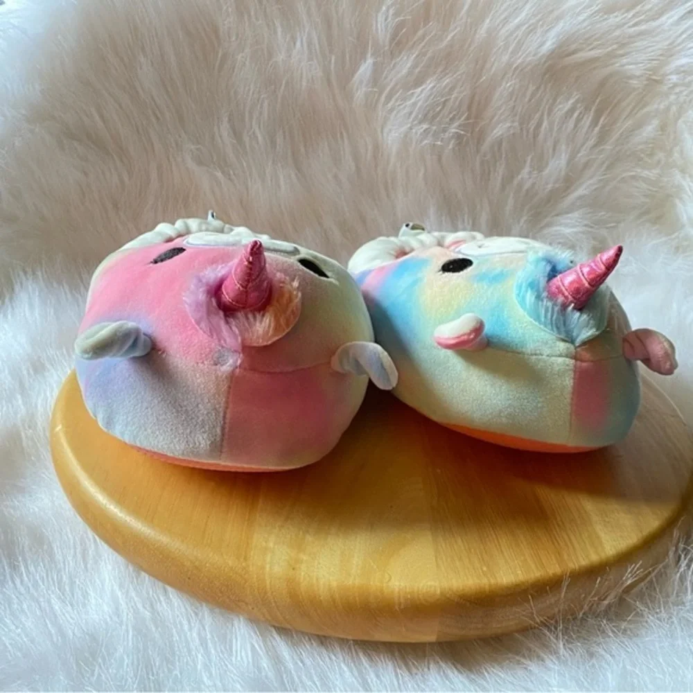 Squish mallows Slipper‎ Girls Size 4-5 Slip On Pink-Blue